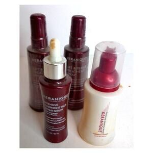 Keranique Lift & Repair Treatment Overnight Serum Fortifying Mousse Set 4 READ